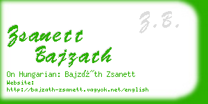 zsanett bajzath business card